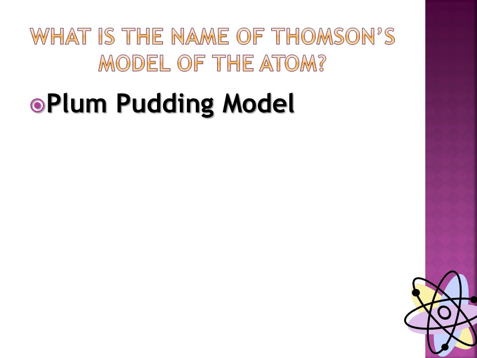  Plum Pudding Model