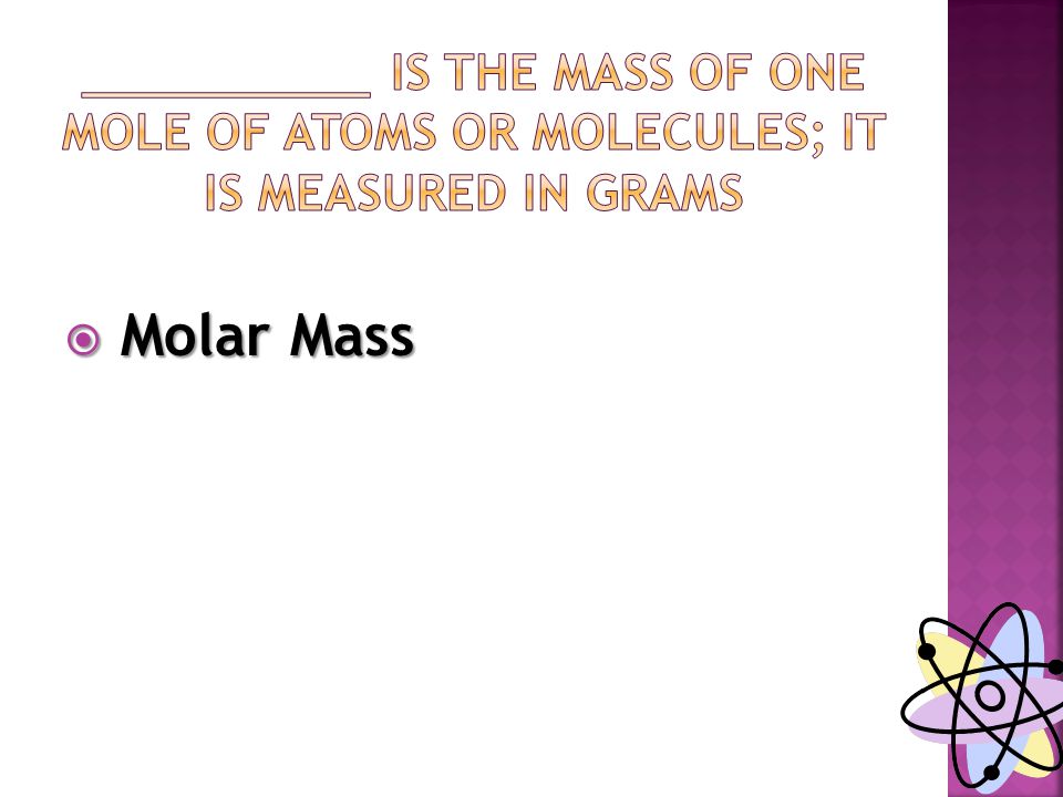  Molar Mass
