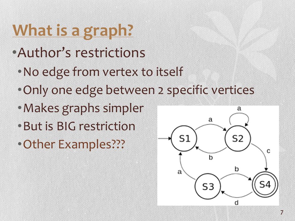 What is a graph.