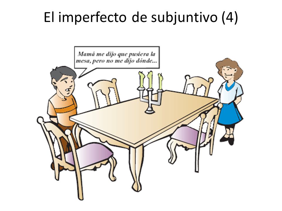 El imperfecto de subjuntivo (4)