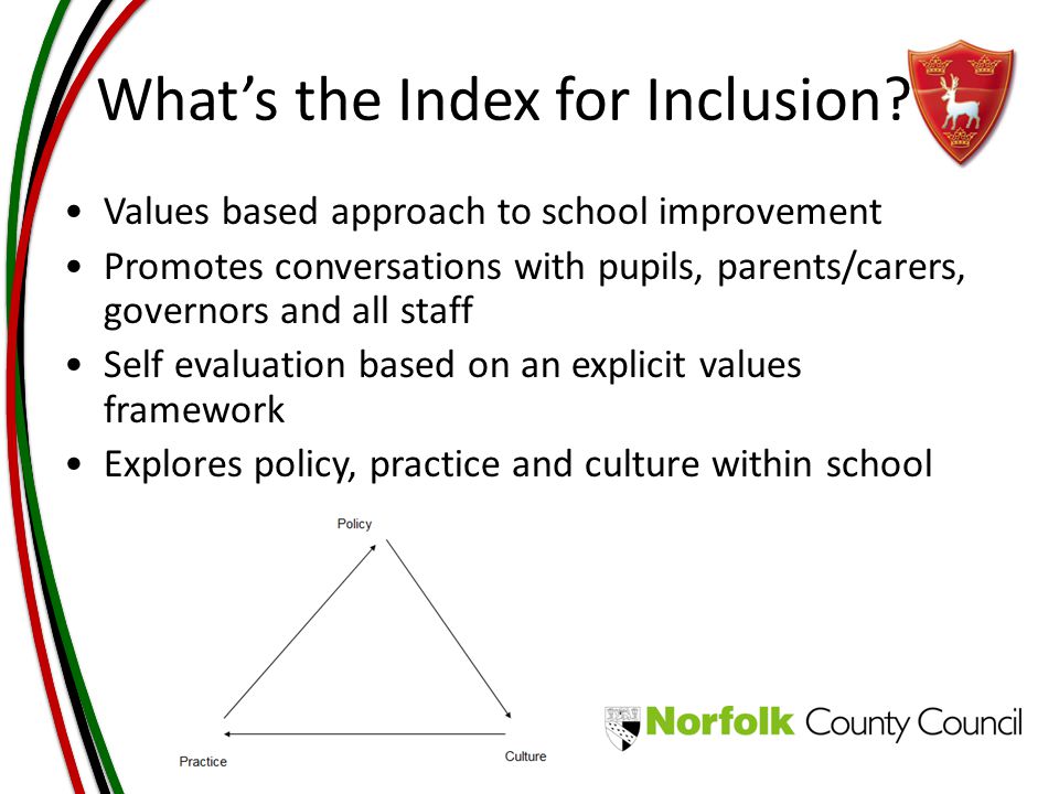 What’s the Index for Inclusion.