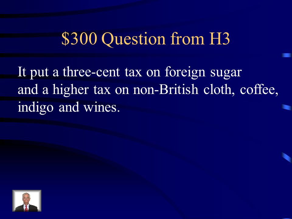 $200 Answer from H3 What is the Stamp Act Congress