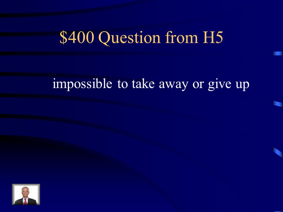 $300 Answer from H5 What is government