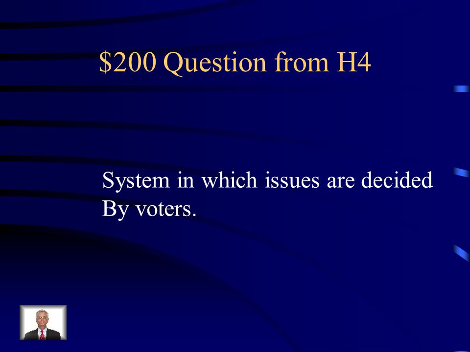 $100 Answer from H4 Who is Stephen A. Douglas