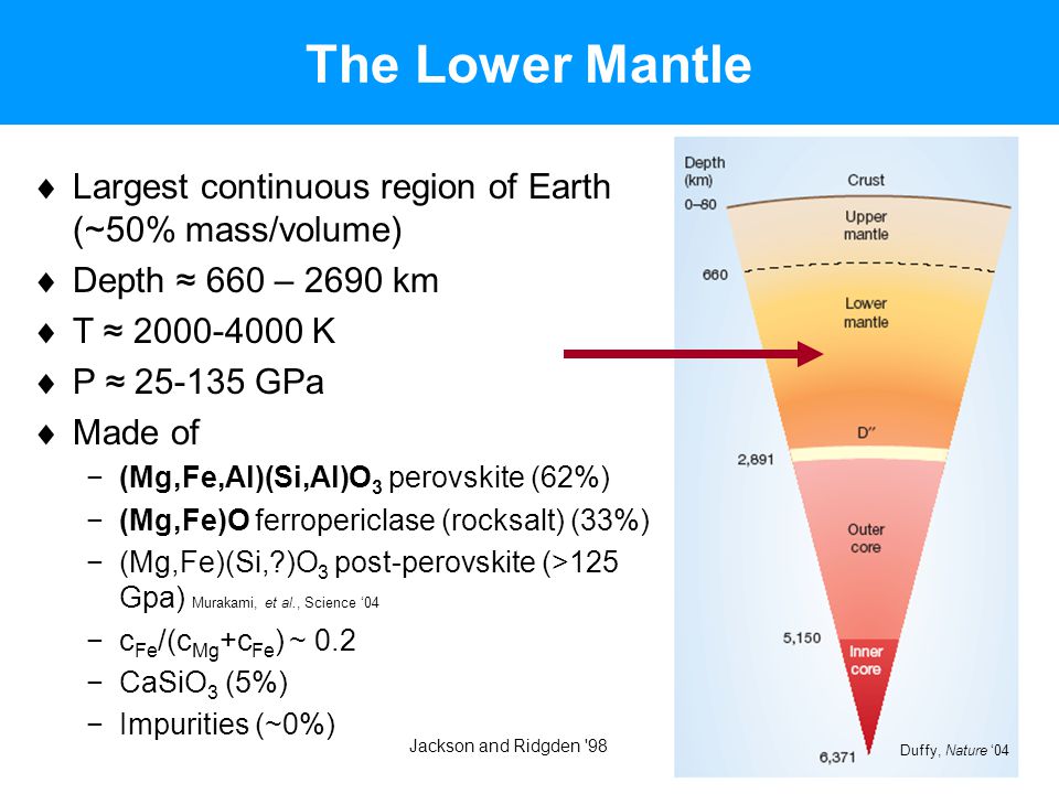 What are some facts about Earth's lower mantle?
