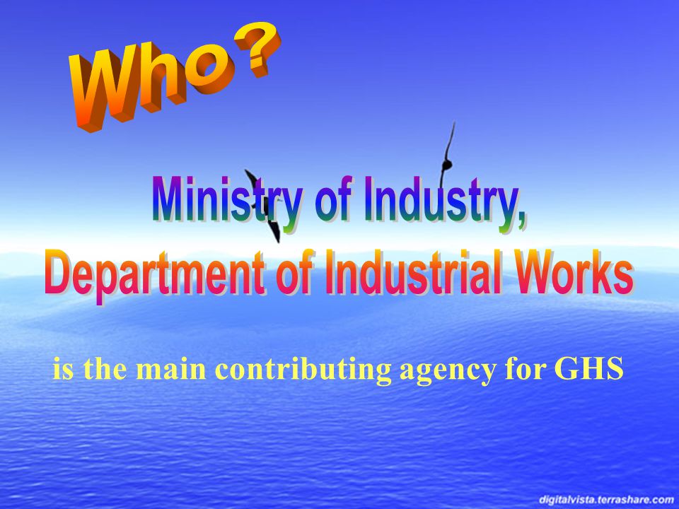 is the main contributing agency for GHS