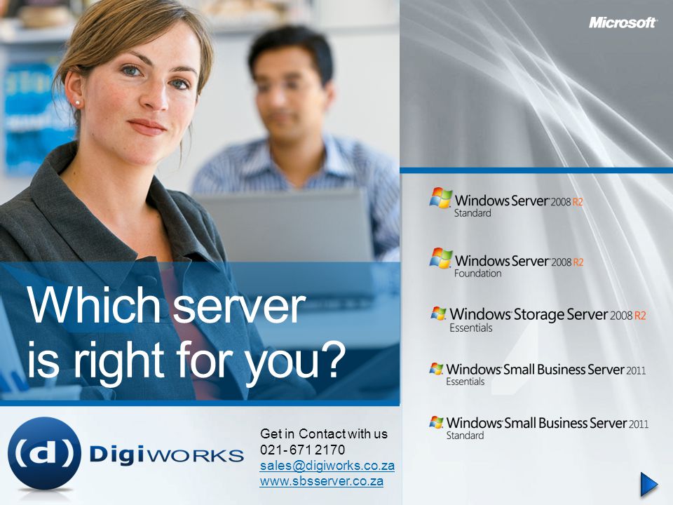 Which server is right for you.