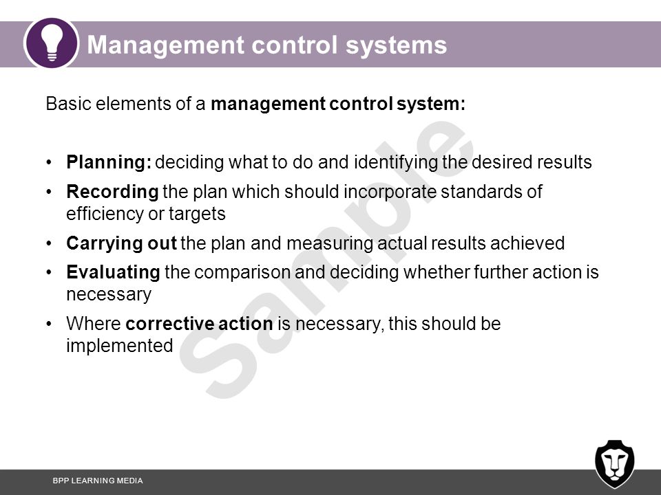 mangement control systems Understanding the outcomes of various elements of management control systems (mcs) will help us to better focus the analysis of mcs packages find out more. mangement control systems Understanding the outcomes of various elements of management control systems (mcs) will help us to better focus the analysis of mcs packages find out more.