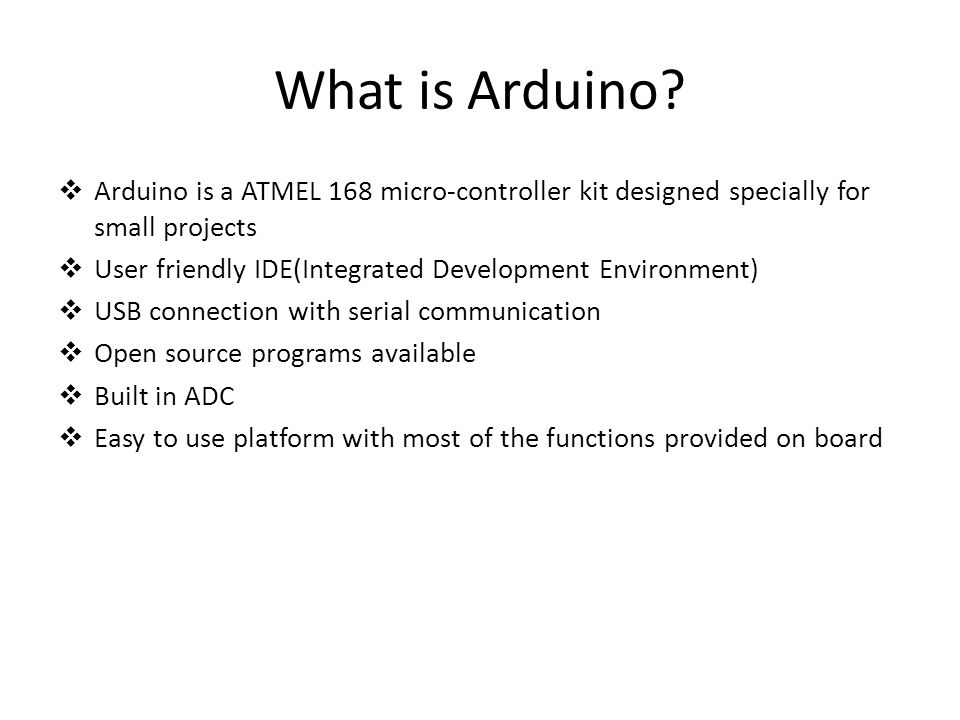 What is Arduino.