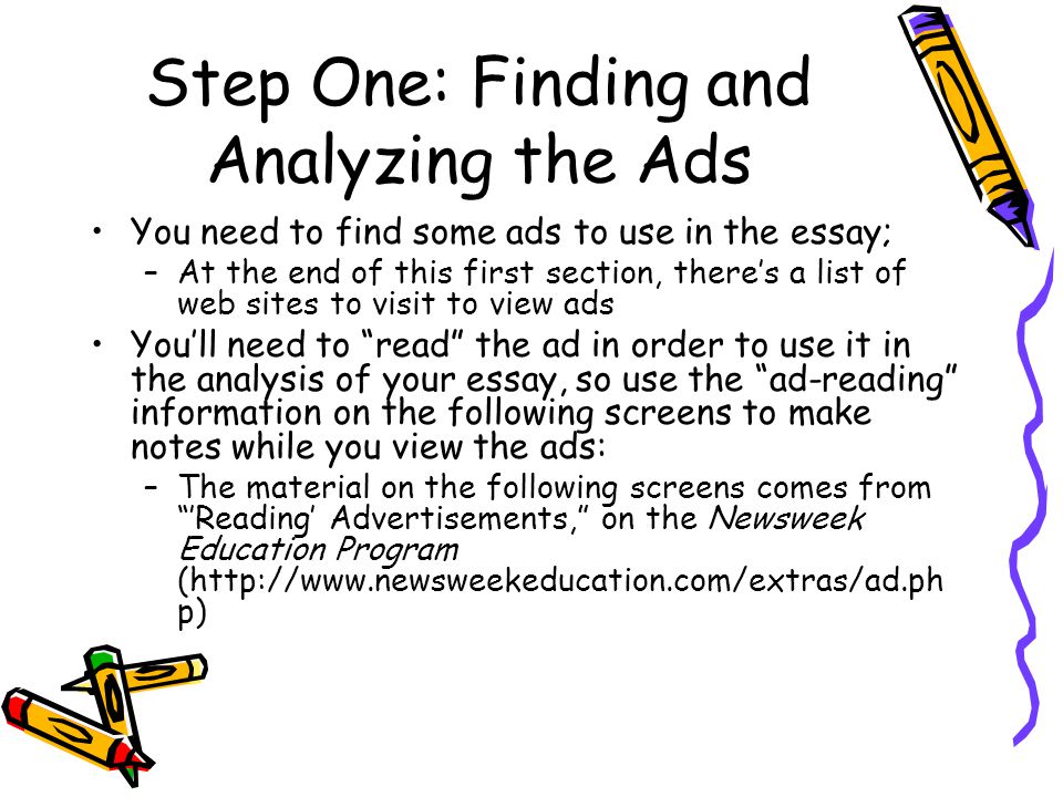 Persuasive Essay Example High School Ads Essay Ads Essay Oglasi Analyzing Ads Essay Siol Ip Ads Essay Olymp Ru Mfa Online Creative Writing also Good Essay Topics For High School Ask The Expert When Writing Seems Like An Impossible Task Analyzing General English Essays