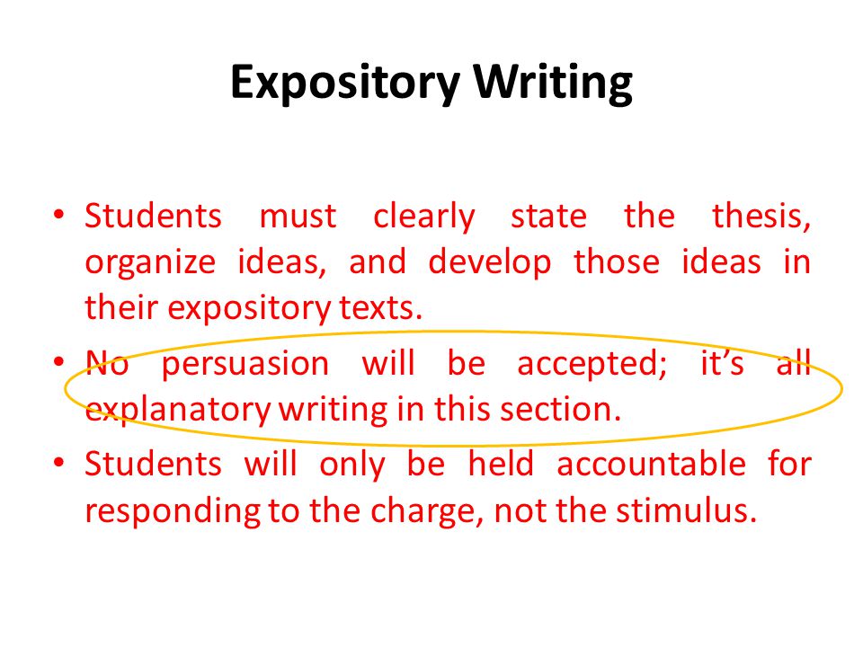 Writing Expository Essay