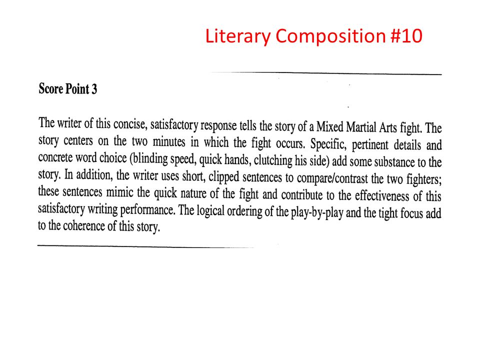 Literary Composition #10