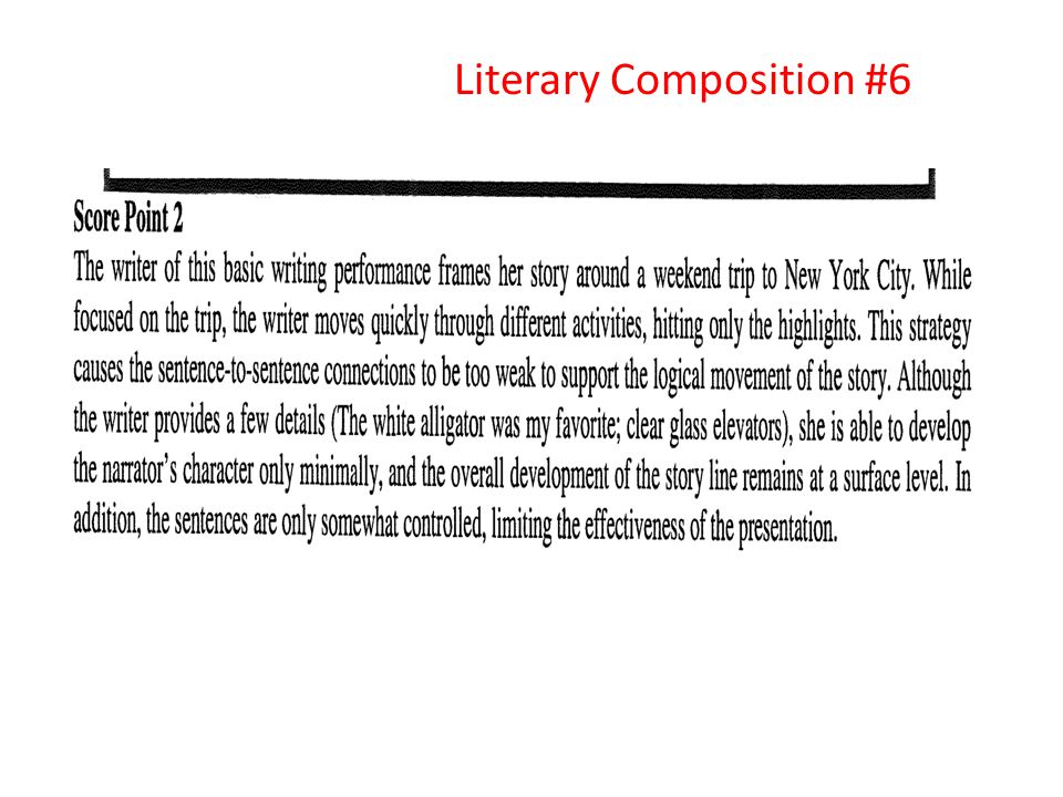 Literary Composition #6
