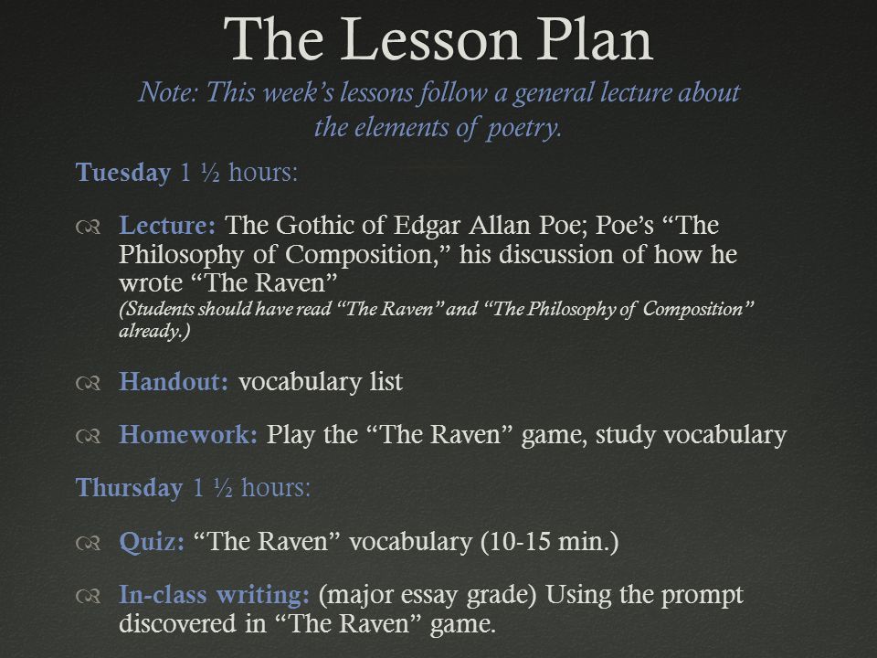 The Raven Essay