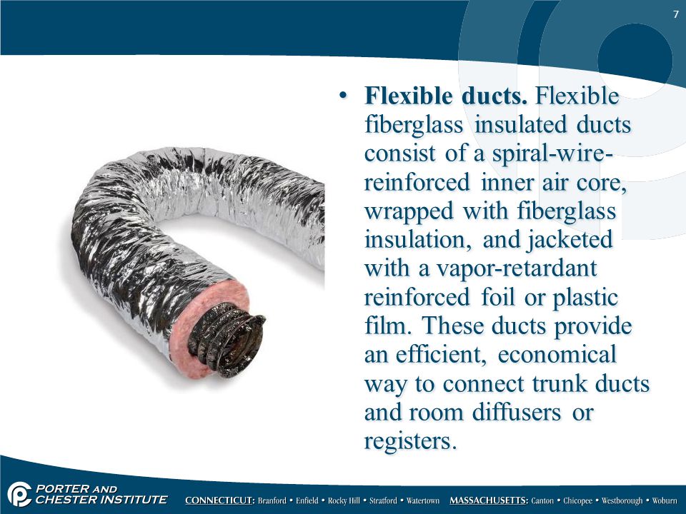 7 Flexible ducts.