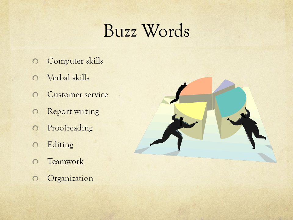 customer service resume words