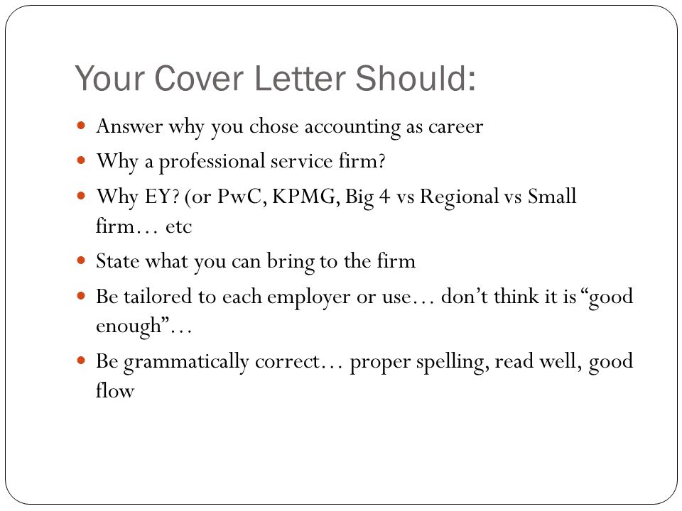 Change career path cover letter