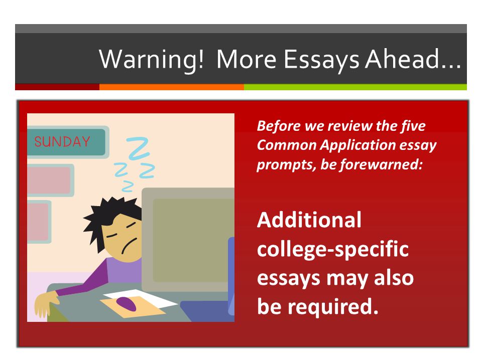 Writing College Application Essay