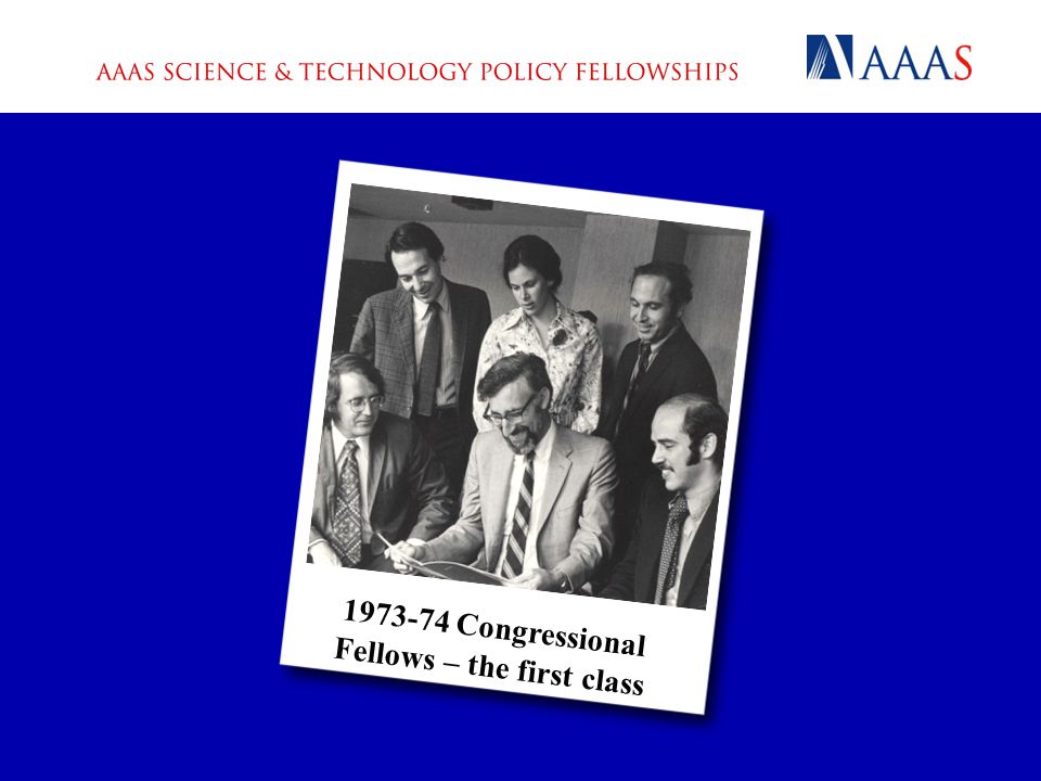 Congressional Fellows – the first class