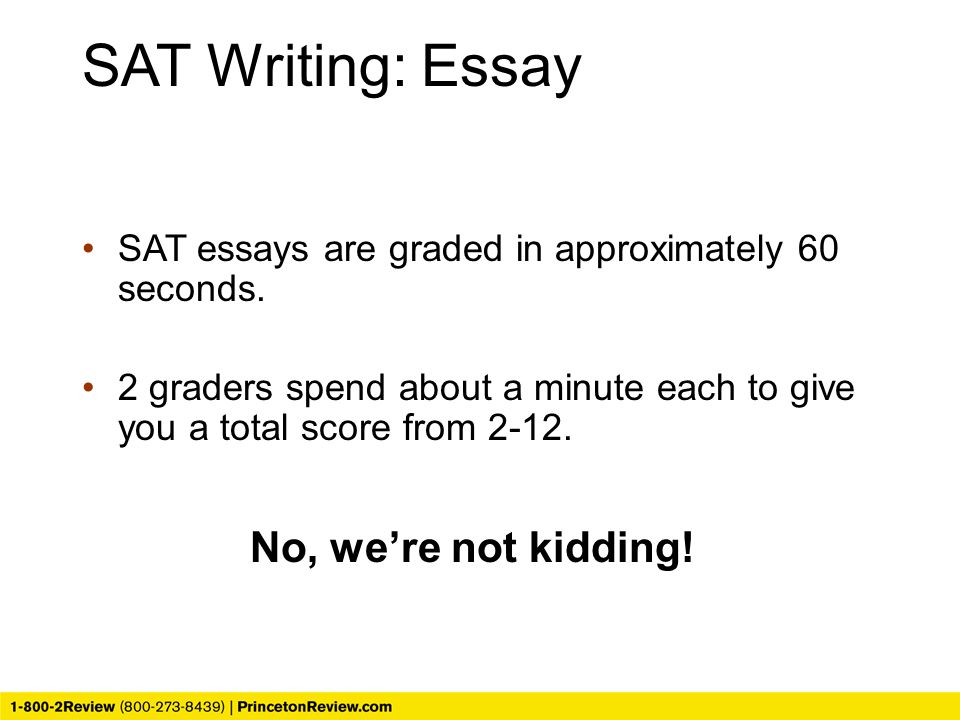 Highest score you can get essay section sat