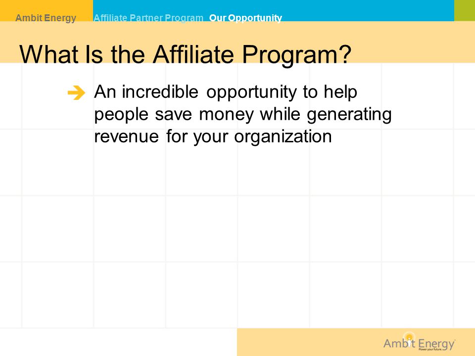 What Is the Affiliate Program.