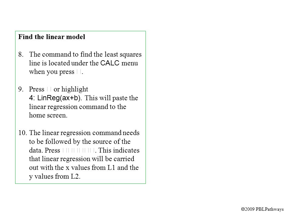 Example 3 Earnings And Gender Chapter 2 The Table Shows 2009 Pblpathways Find The Linear Model 8 Command To Least Squares