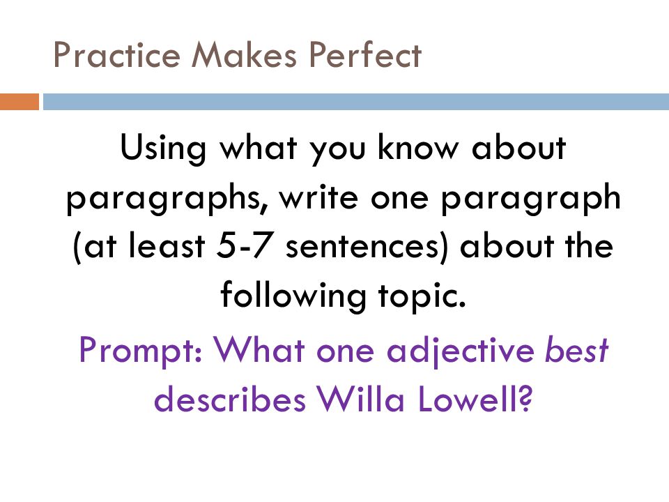 Sample Five Paragraph Essay Example
