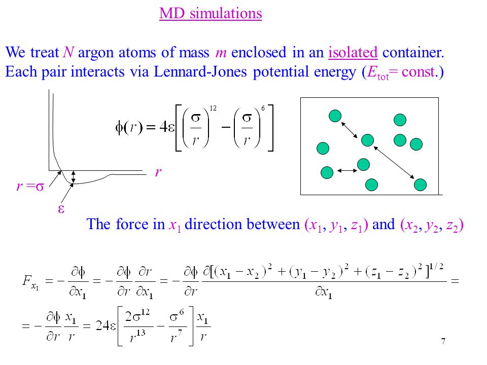 1 Molecular Biophysics Iii Dynamics 7