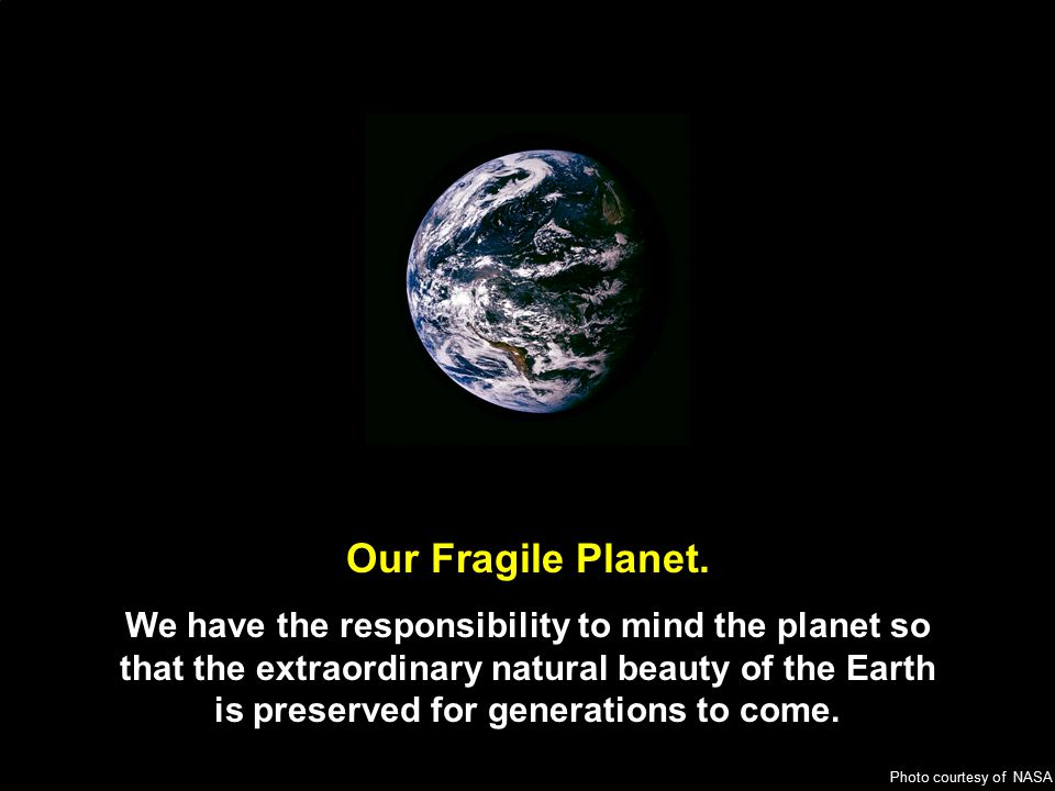 Heliocentris: Science education through fuel cells 22 Our Fragile Planet.