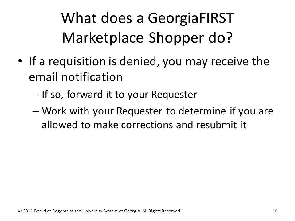 What does a GeorgiaFIRST Marketplace Shopper do.