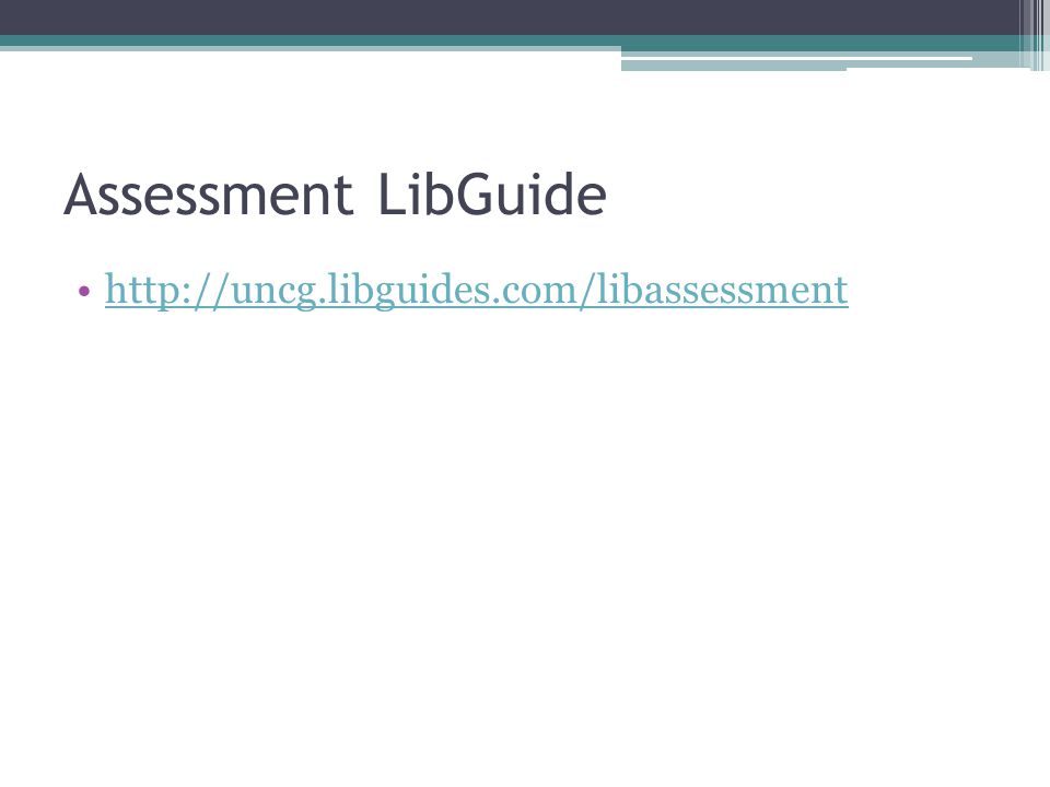 Assessment LibGuide