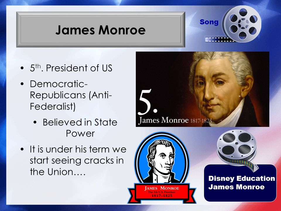 James Monroe 5 th.