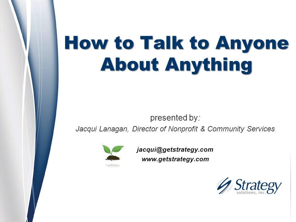 how to talk to anyone