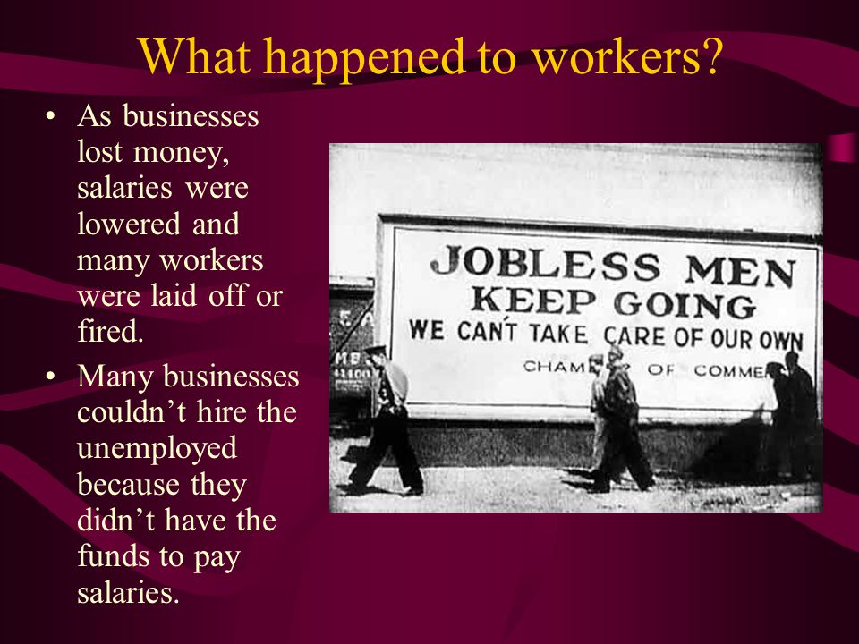 What happened to workers.