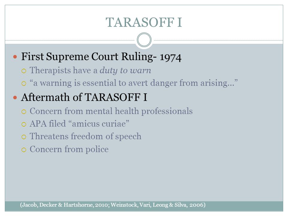 tarasoff v regents tarasoff v regents