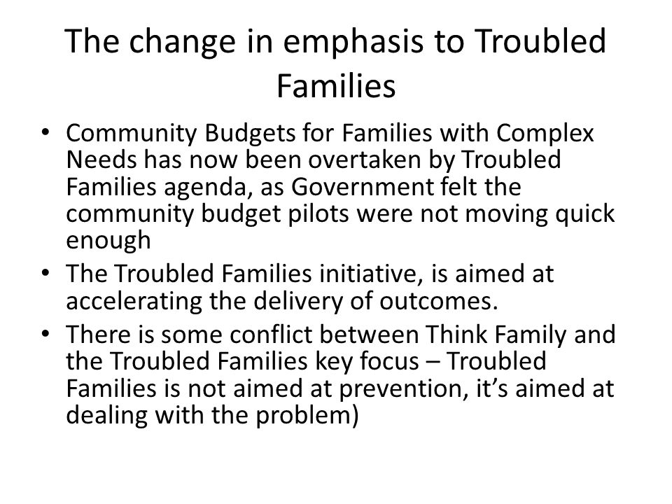 budgets for families