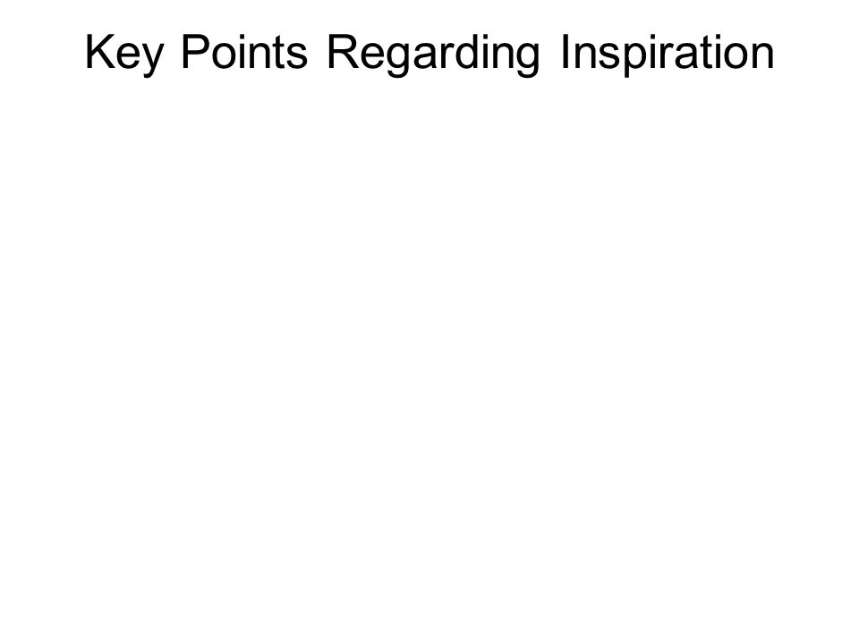 Key Points Regarding Inspiration Human authors of Scripture exhibit variation in style, vocabulary, genre, and literary competence
