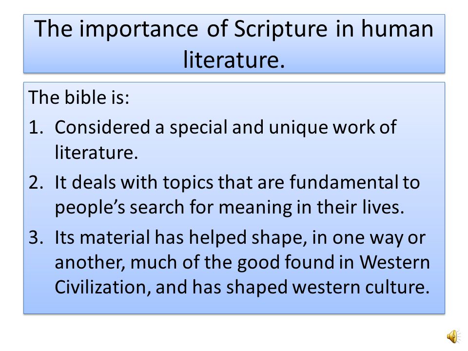 Other reasons to study the bible: 1.Information on any subject is important to know.