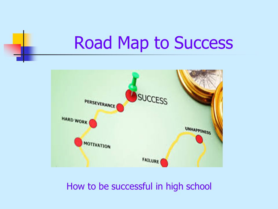 Road Map to Success How to be successful in high school