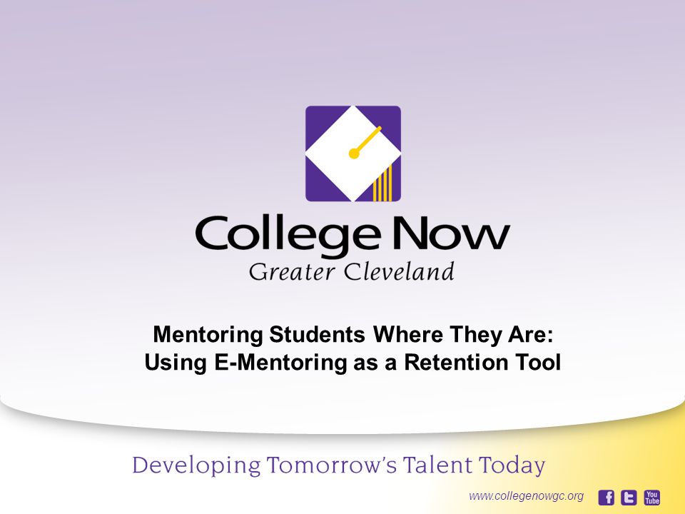 4/21/ Mentoring Students Where They Are: Using E-Mentoring as a Retention Tool