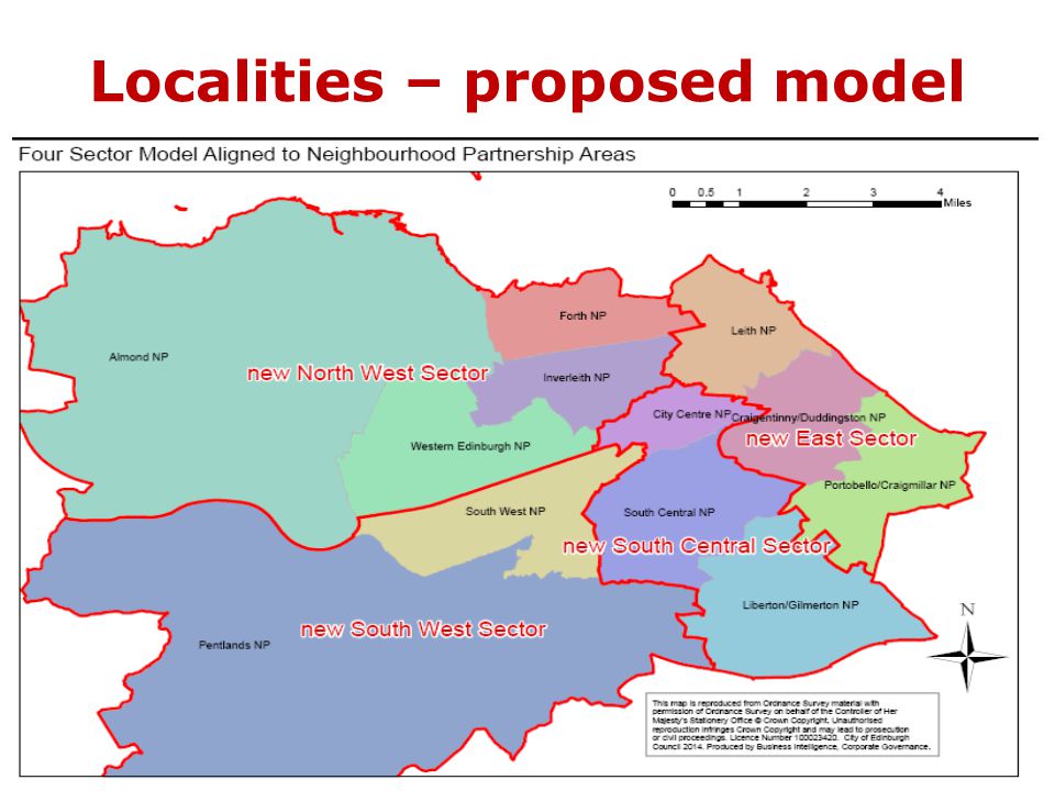 Localities – proposed model
