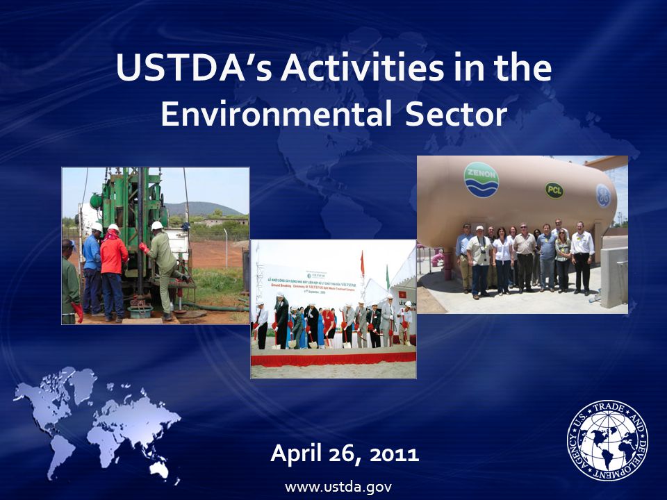 USTDA’s Activities in the Environmental Sector April 26,