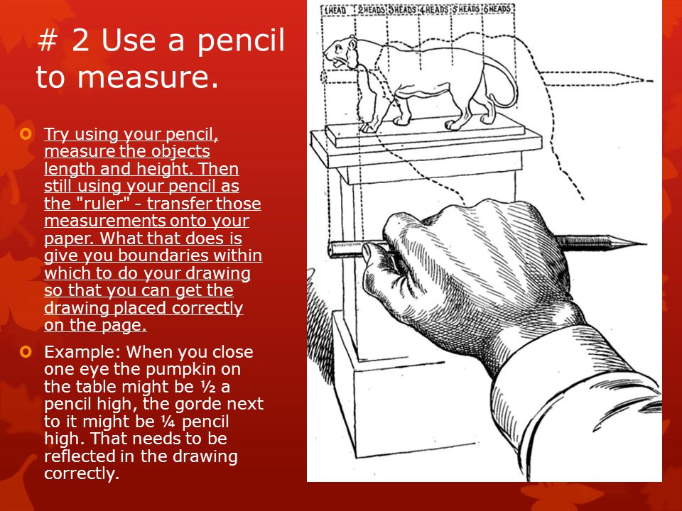 # 2 Use a pencil to measure.  Try using your pencil, measure the objects length and height.