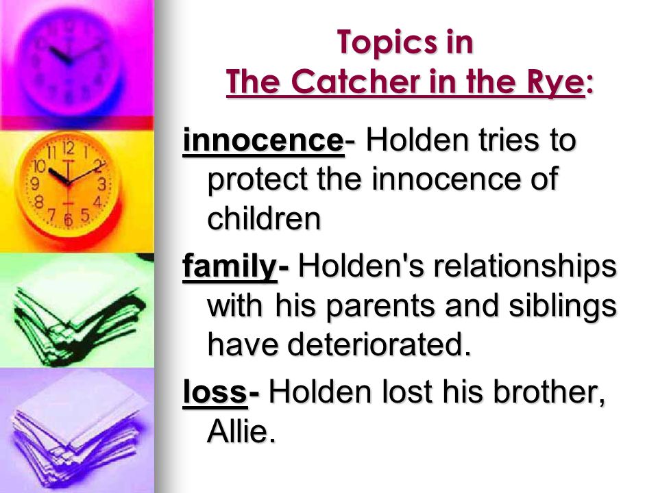 Essay Catcher In The Rye