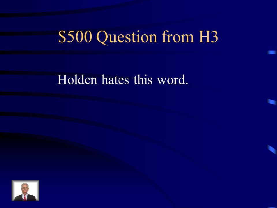 $400 Answer from H3 Flashback