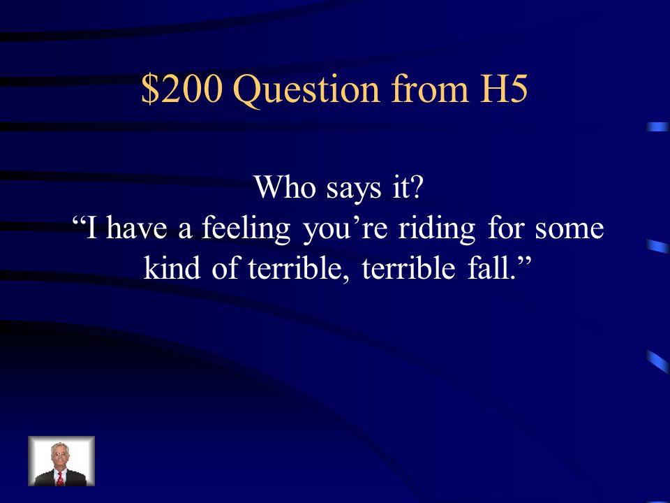 $100 Answer from H5 Holden