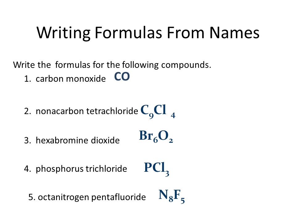Naming Covalent Compounds Worksheet Rups Printables Worksheets Worksheets Naming Covalent Compounds Worksheet Ch 16 Writing Formulas From Names Write The