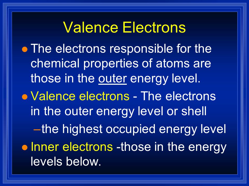 Electron Configuration in Ionic Bonding l OBJECTIVES: –Describe the formation of cations (positive ions) from metals, and of anions (negative ions) from non-metals.