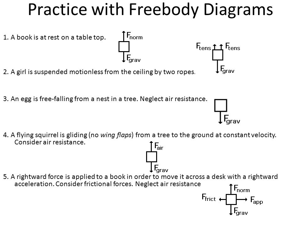 Printables Force Diagrams Worksheet free body diagram practice