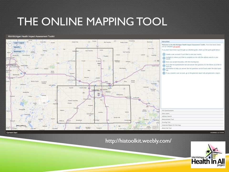 THE ONLINE MAPPING TOOL